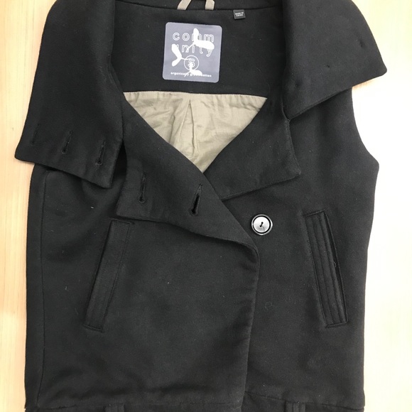 Black Moto Style Vest by Community - Picture 6 of 8